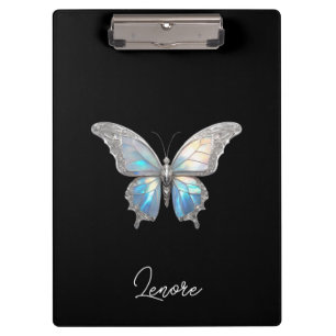 Jewel Butterfly Opal und Silver Klemmbrett
