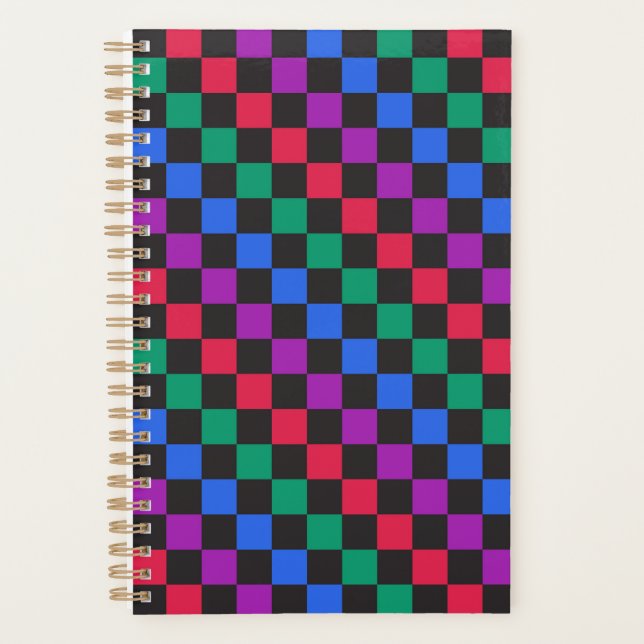Jewel candy diagonal checkerboard pattern planer (Vorderseite)