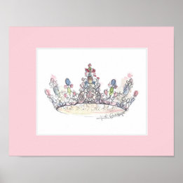 Jewel Crown von Heather French Henry Poster