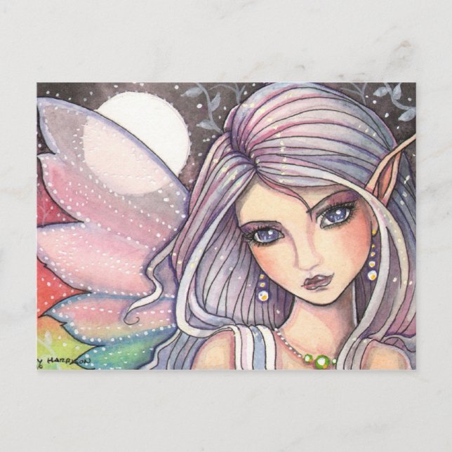 Jewel Fairy Postcard von Molly Harrison Postkarte (Vorderseite)