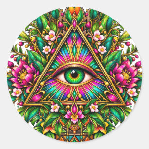 Jewel Garden Eye Aufkleber