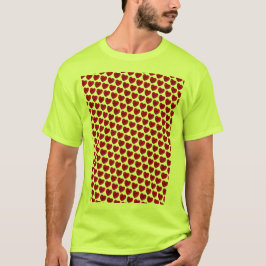 Jewel Hearts Pattern T - Shirt