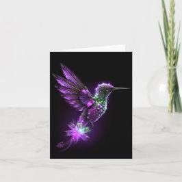 Jewel Hummingbird - Amethyst Karte