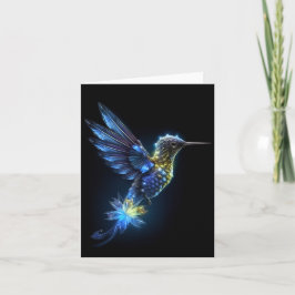 Jewel Hummingbird - Sapphire Blue Karte