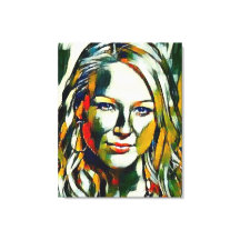 Jewel Kilcher Oil Portrait