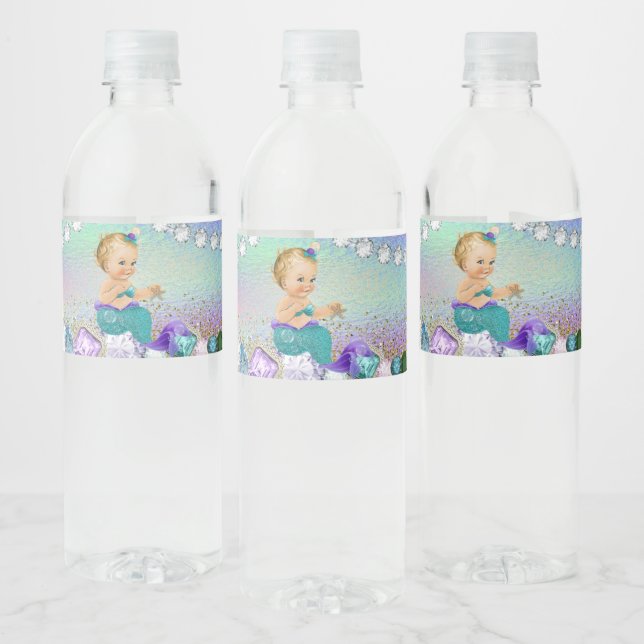 Jewel Mermaid Baby Dusche (Flaschen)