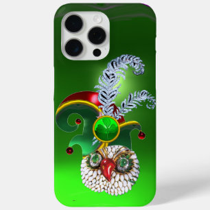 JEWEL OWL, ELF HAT, KLEEBLATT UND DIAMOND FEATHERS iPhone 15 PRO MAX HÜLLE