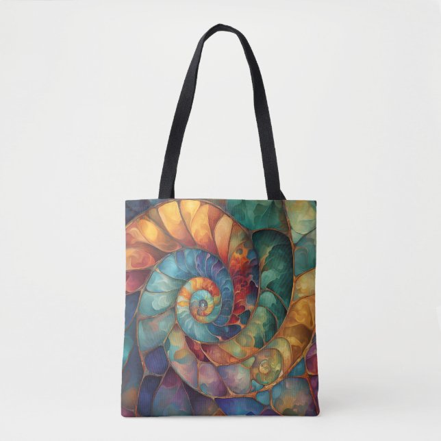 Jewel Spiral Muschel Tasche (Vorderseite)