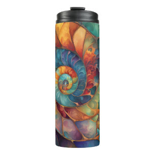 Jewel Spiral Muschel Thermosbecher