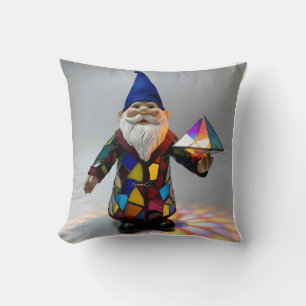 Jewel Tone Gnome: Magie des leichten Prisms Kissen