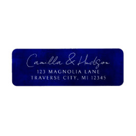 Jewel Tone Romance | Saphirblau | Rücksendeadresse