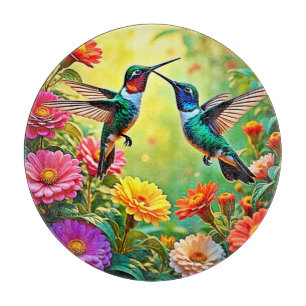 Jewel Toned Hummingbird Magic Design Schneidebrett