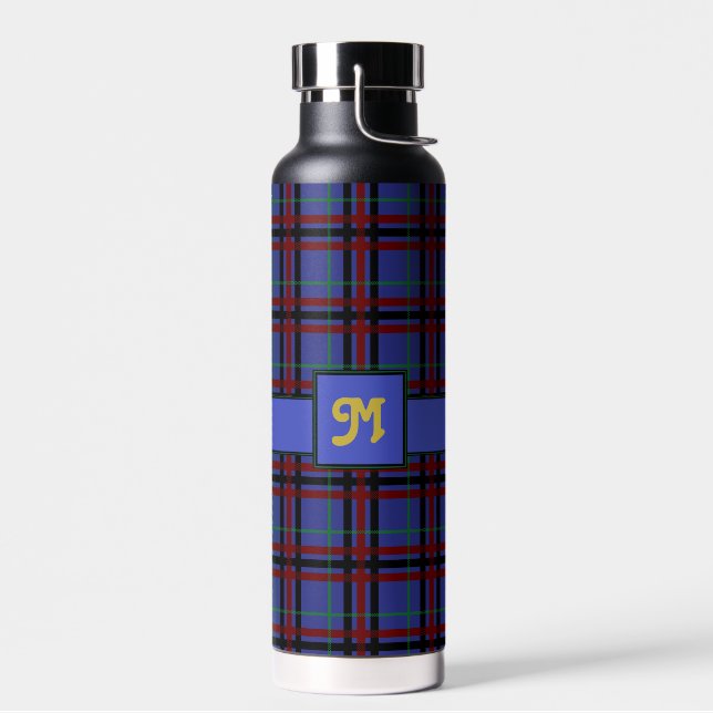 Jewel Toned Kariert Trinkflasche (Links)