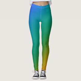 Jewel Tones Gradient Leggings