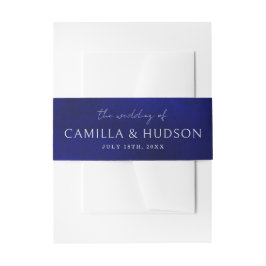 Jewel Wedding Einladung von Braut und Groom Names Einladungsbanderole