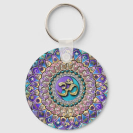 Jeweled Astrosymbology Mandala Schlüsselanhänger
