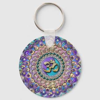 Jeweled Astrosymbology Mandala Schlüsselanhänger