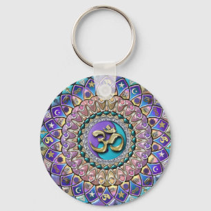 Jeweled Astrosymbology Mandala-Schlüsselanhänger Schlüsselanhänger