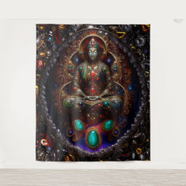 Jeweled Buddha Mother Wandteppich