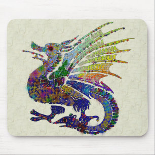 Jeweled Drache Mousepad