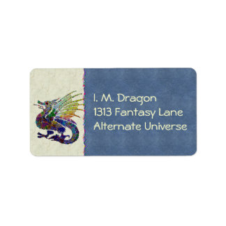 Jeweled Dragon Adressaufkleber