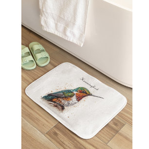 Jeweled Hummingbird Serenade Badematte