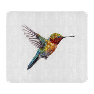 Jeweled Hummingbird Serenade Schneidebrett