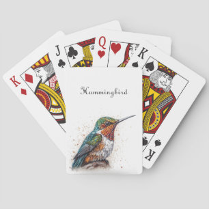 Jeweled Hummingbird Serenade Spielkarten
