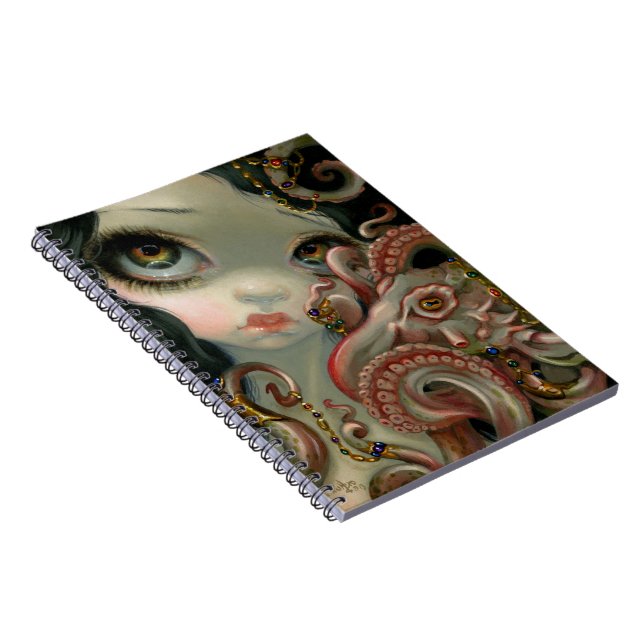 "Jeweled Kraken-" Notizbuch Notizblock (Rechte Seite)