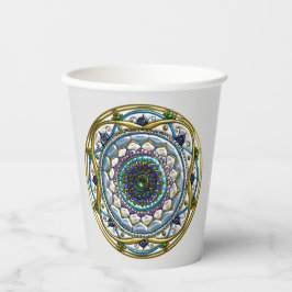 Jeweled Mandala Pappbecher