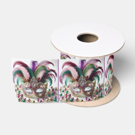 Jeweled Mardi Gras Mask Satinband