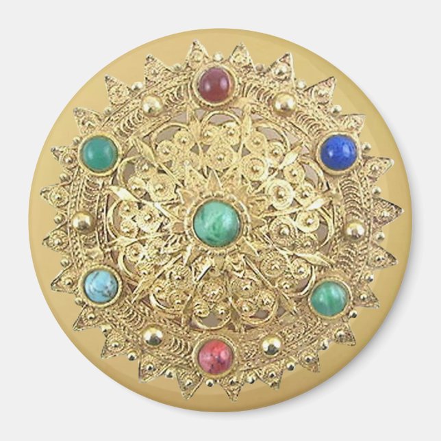 Jeweled Medallion Magnet (Vorne)