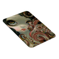 "Jeweled Octopus" Flex Magnet