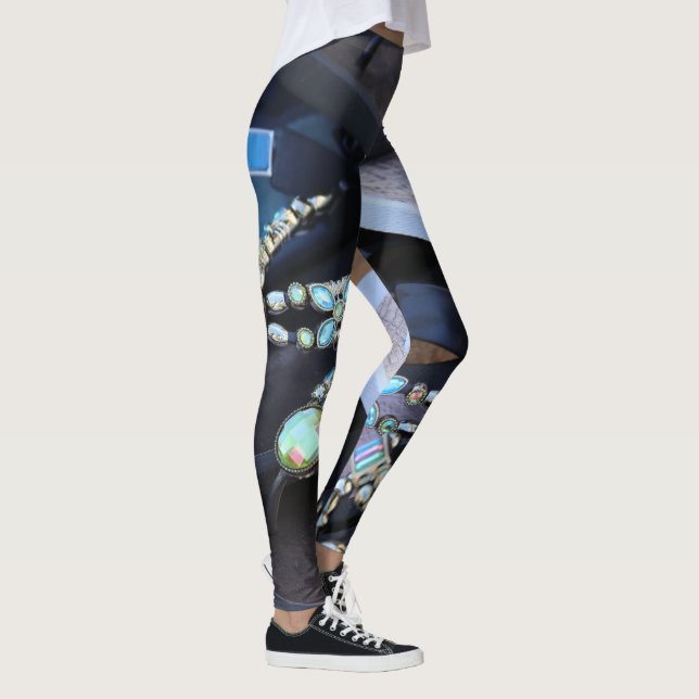 Jeweled Sandals Leinwand Leggings-Einzigartige Mod Leggings (Rechts)