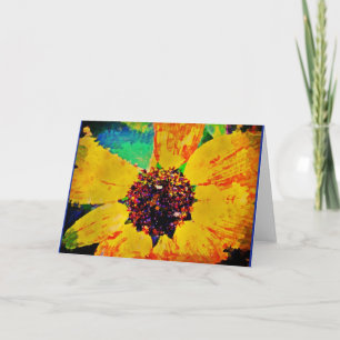 Jeweled Sonnenblume Karte