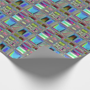 Jewelee glänzende Mosaik-Kunst Geschenkpapier
