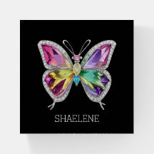 Jewelen Rainbow Crystal Butterfly