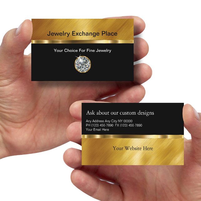 Jewelery Business Cards Visitenkarte (Von Creator hochgeladen)