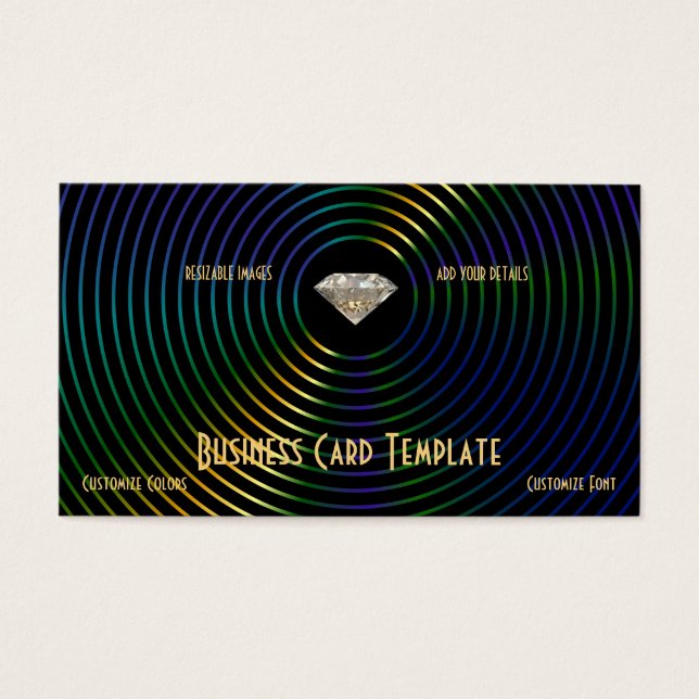 Jewelier Gem Logo Diamond (Vorderseite)