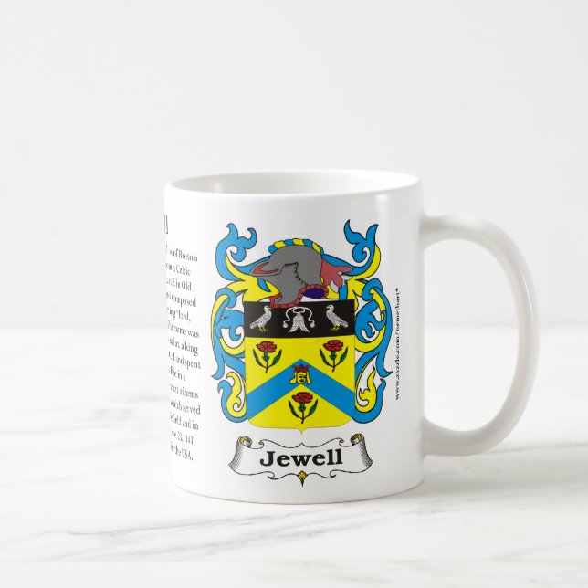 Jewell Familien-Wappen Tasse (Rechts)