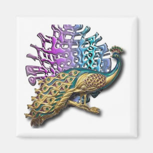 Jewelled Pfau Magnet