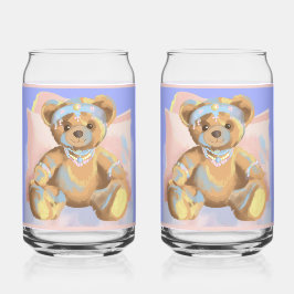 Jewelry Teddy Soda Glass Dosenglas