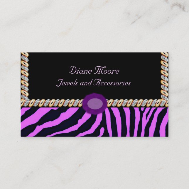 Jewels Business Card Visitenkarte (Vorderseite)