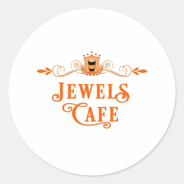 Jewels Cafe Aufkleber (Vorderseite)