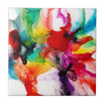 Jeweltone Prism - Aquarell Fliese<br><div class="desc">Jewelone Prism II von Jennifer Goldberger. Das abstrakte Design mit verschiedenen Farben und Formen im Aquarellstil. | 143801Z</div>