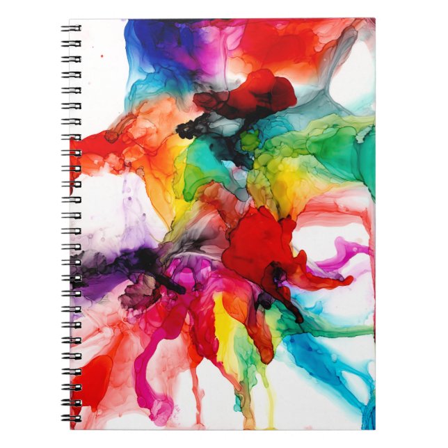 Jeweltone Prism - Aquarell Notizblock (Vorderseite)