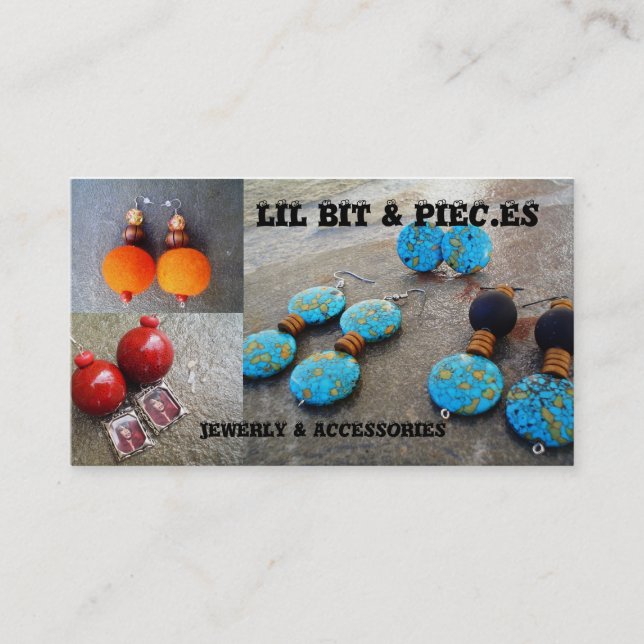 Jewerly et cartes de visite d'accessoires (Devant)