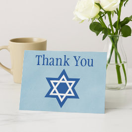 Jewish Danke, dass Sie David Star Postkarte