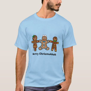 Jewish Gingerbread Man Chrismukkah T - Shirt