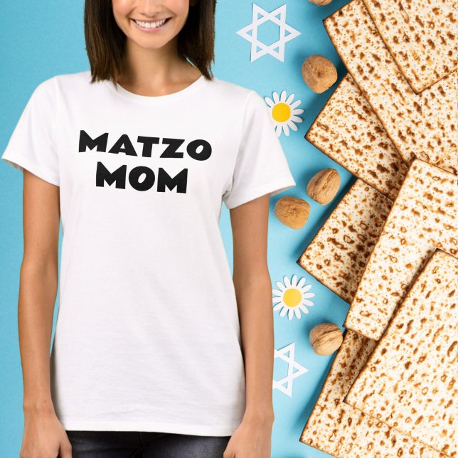 Jewish Holiday Pessach Seder Matzo Mama T-Shirt (Von Creator hochgeladen)